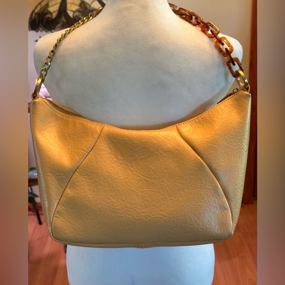 Pixie Mood Zuri Shoulder Bag Melon Adjustable Tortoise Strap Vegan Leather - Picture 7 of 16